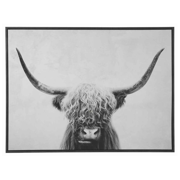  Wood and Canvas Highland Cow Wood and Canvas Highland Cow sold by Wens + Co